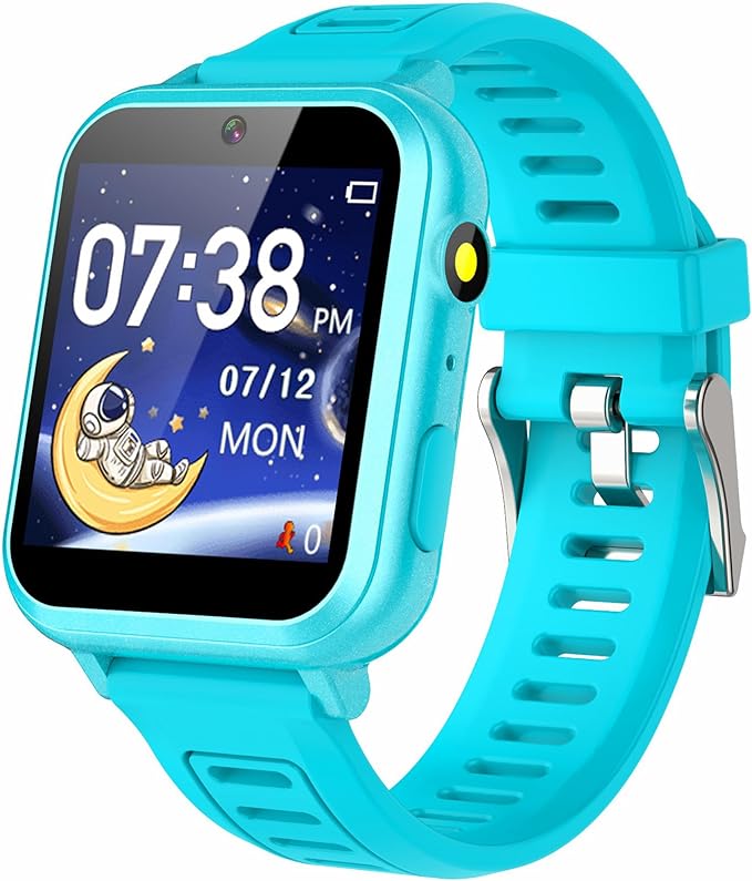 Cosjoype Kids Smart Watches Girls Boys HD Touchscreen Kids Watch with 24 Puzzle Games Camera Music Player Flashlight Alarm Clock Calculator 12/24hr Girls Watch Gift for 4-12 Year Old Boys