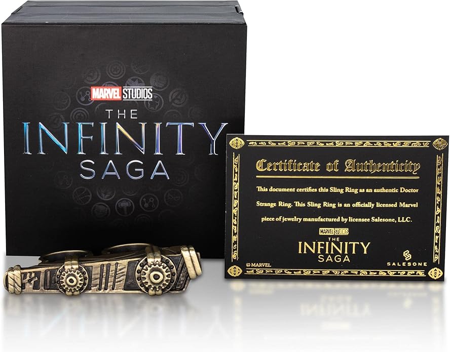 Toynk Marvel Studios Infinity Saga Doctor Strange Sling Ring Official Collectible Replica black
