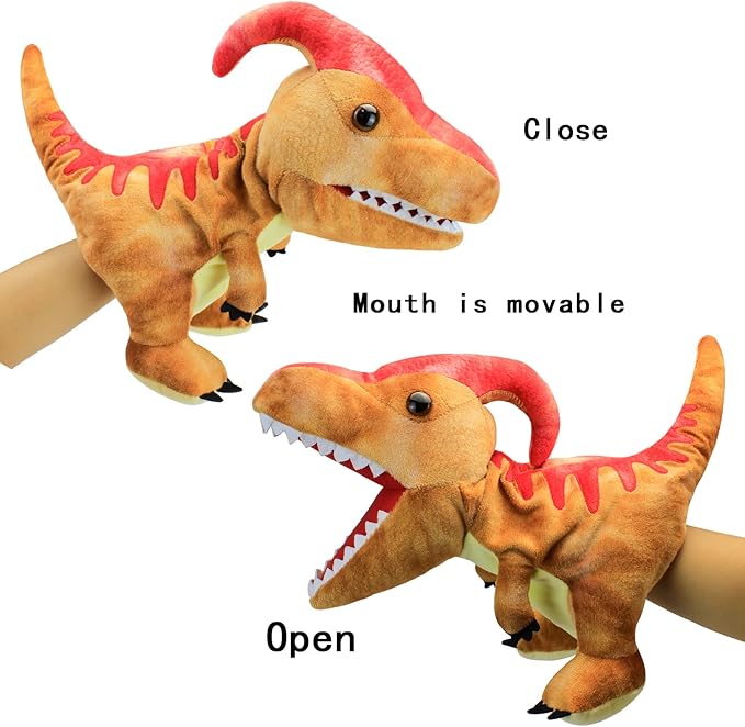 Puppet Hand Puppets Puppets for Kids, Dinosaur Hand Puppets Dinosaur Toys Plush Puppet Stuffed Hand Puppet Dinosaur T oy,Puppet Story Toys Dinosaur Puppets Dinosaur Toys for Kids (Dinosaur 8)