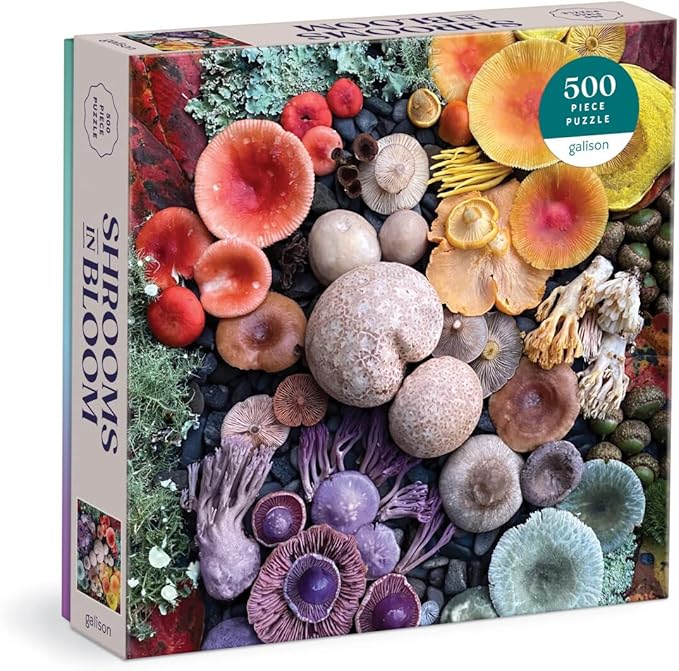 Galison, Shrooms in Bloom 500 Pieces Puzzle