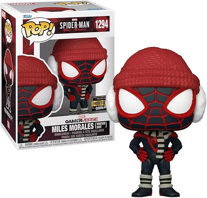 Funko Pop! Marvel: Miles Morales - Winter Miles (Exc), Collectable Toy Figure for Collectors and Display - 74722
