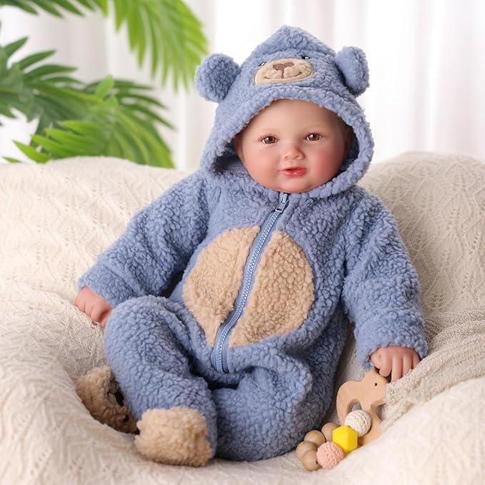 BABESIDE Lifelike Reborn Baby Dolls Boy- 20 Inch Cute Soft Vinyl Realistic Newborn Baby Doll with Poseable Body, Real Life Baby Dolls with Accessories Perfect for Cuddling, Playtime, and Gift Giving