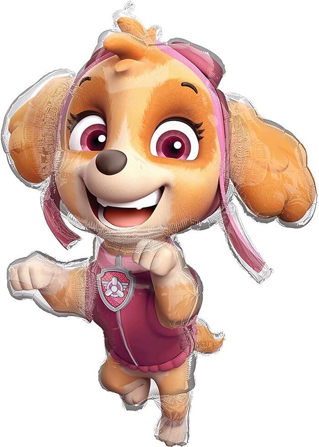 Skye and Everest 4th Birthday Party Supplies Girl Paw Pups on Patrol Balloon Bouquet Decorations 12ct