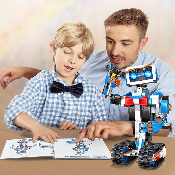 anysun STEM Robot Building Kit for Kids 8-12, App & Remote Control Robot Toys, Birthday Gift for Kids 6 7 8 9 10 11 12+ Years Boys and Girls
