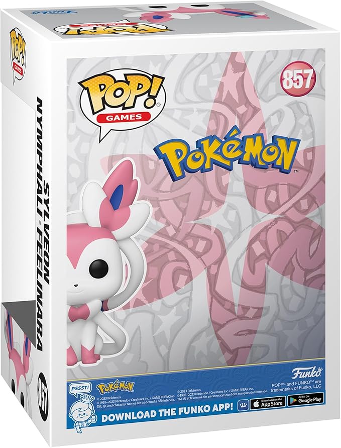 Funko Pop! Games: Pokemon - Sylveon - Nymphali - Collectible Vinyl Figure - Gift Idea - Official Products - Toys for Children and Adults - Video Games Fans