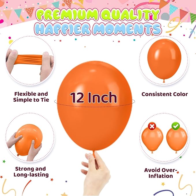 Neon Balloons, 50pcs 12 Inch Pink Orange Blue Yellow Lime Green Black Clear Star Print Rainbow Balloons Multicolor for Boy Girl Colorful Birthday Glow 80 90 Party Bright Baby Shower Summer Decorations