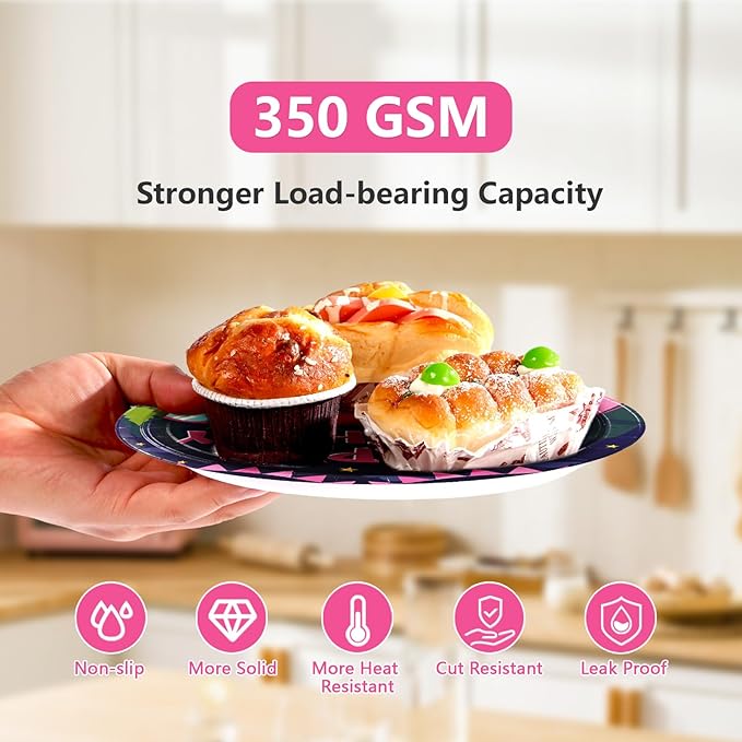 168Pcs Camping Birthday Party Decorations Hot Pink Camper Theme Plates Napkins Cups Forks Knives Spoons Campsite Campfire Tableware for Spring Summer Girls Camp Birthday Supplies Serves 24