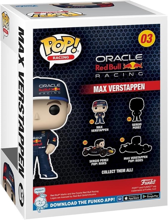 Funko POP! Vinyl: Formula 1- Max Verstappen - Red Bull F1 - Collectable Vinyl Figure - Gift Idea - Official Merchandise - for Kids & Adults - Sports Fans - Model Figure for Collectors and Display