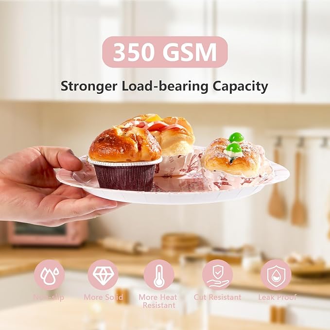 Grencian 12th Birthday Decorations Rose Gold 12th Birthday Plates and Napkins Disposable Rose Gold Official 12 Pre-Teen Paper Tableware Set for Girls 12 Year Old Party Supplies, Serves 24