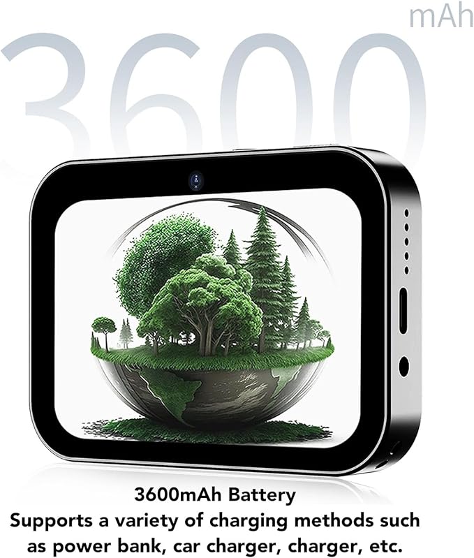4K Digital Camera, 64MP Vlogging Camera with 3 Inch Touchscreen for Kids, 120 Degree Wide Angle & Night Vision Compact Cam, No SD Card Included