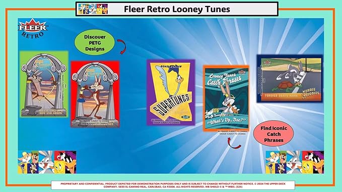 Fleer Retro Looney Tunes 5-Pack Blaster Trading Card Box (Upper Deck 2024)