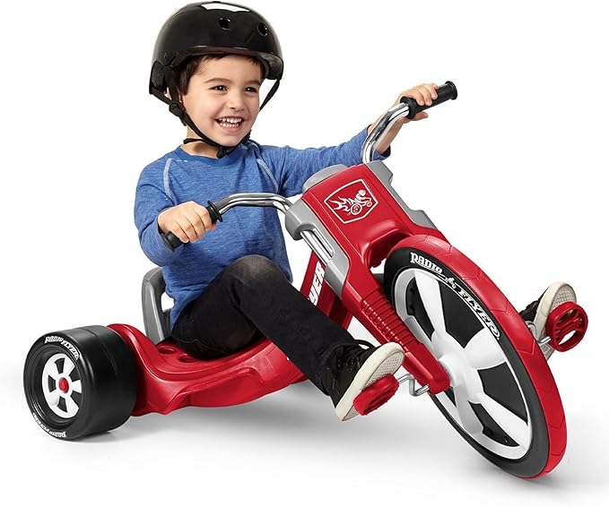 Radio Flyer Deluxe Big Flyer, Outdoor Toy for Kids Ages 3-7, Red Toddler Bike