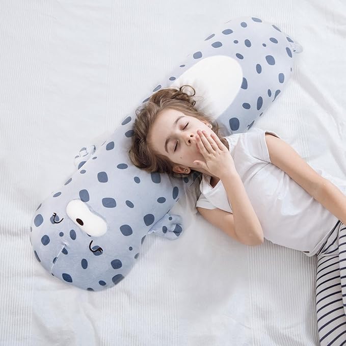 36 inch Giant Ocean Seal Stuffed Animals Body Pillow, Large Chubby Seals Blob Plush Toy Plushy Long Gift for Kids Boys Girl Birthday, Easter