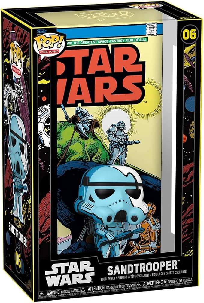 Funko POP Comic Cover: Star Wars – Sandtrooper - (1977) #31 - Collectable Vinyl Figure - Gift Idea - Official Merchandise - for Kids & Adults - Movies Fans - Model Figure for Collectors and Display