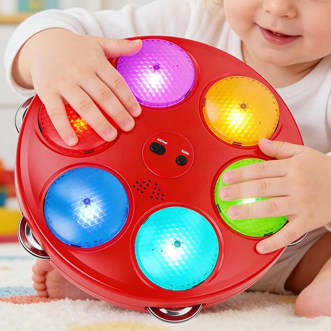 Light Up Memory Game for Kids, 3 Modes Electronic Toys, Handheld Game with Lights and Sounds, Games Console with Button Controls, Educational Toys with Interactive Play, Kids Ages 3+ Travel