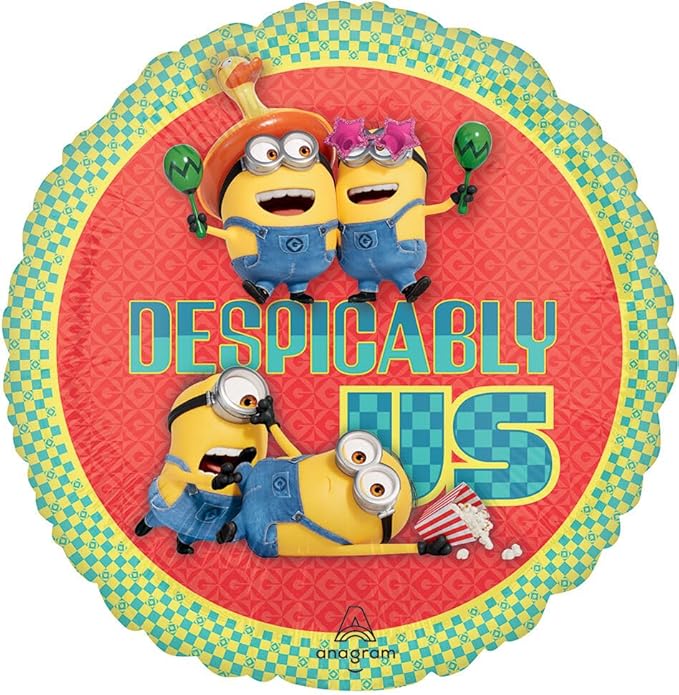 Anagram Descpicable Me Minions Stackers Birthday Party Supplies 9 pc Balloon Bouquet Decorations
