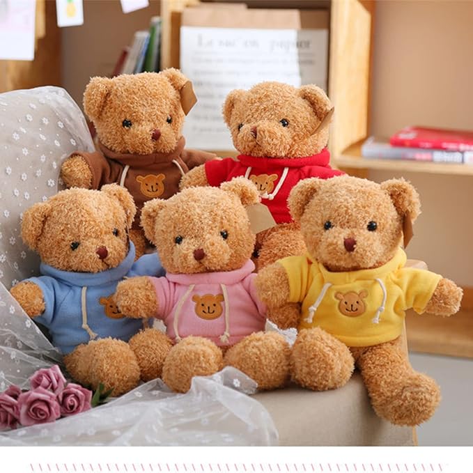 11.8 inches Teddy Bear Stuffed Animals Soft Plush Cute Teddy Bear Doll for Boys Girls (Brown)
