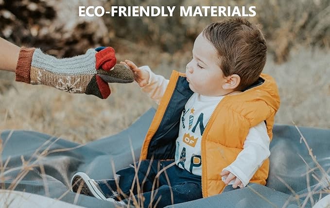 Cate & Levi - Hand Puppet - Premium Reclaimed Wool - Handmade in Canada - Machine Washable (Bunny)