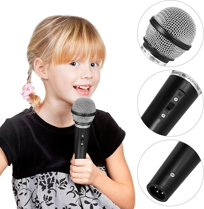 Kids Toy Microphone Fake Microphone Prop for Toddlers Stage Performance Birthday Party Favor