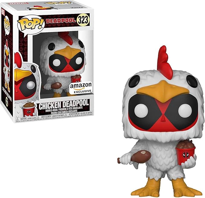 Funko Pop Marvel: Deadpool - Chicken Suit Collectible Figure, Multicolor