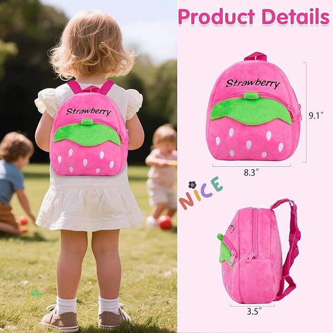13 Pcs Set Reborn Baby Dolls Clothes Girl Outfit Accessories Pink Sheep Print for 17-22 Inch Reborn Dolls Newborn Girl with Pink Strawberry Backpack Diaper