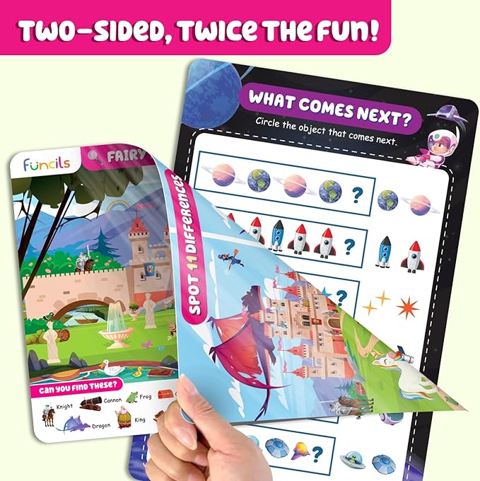 Search and Find for Kids & Toddlers - Preschool Learning Activity Book, Art and Craft Supplies, Seek Find Games, Birthday Gifts for Girls & Boys, Educational Toys for Ages 3, 4, 5, 6 Year Old