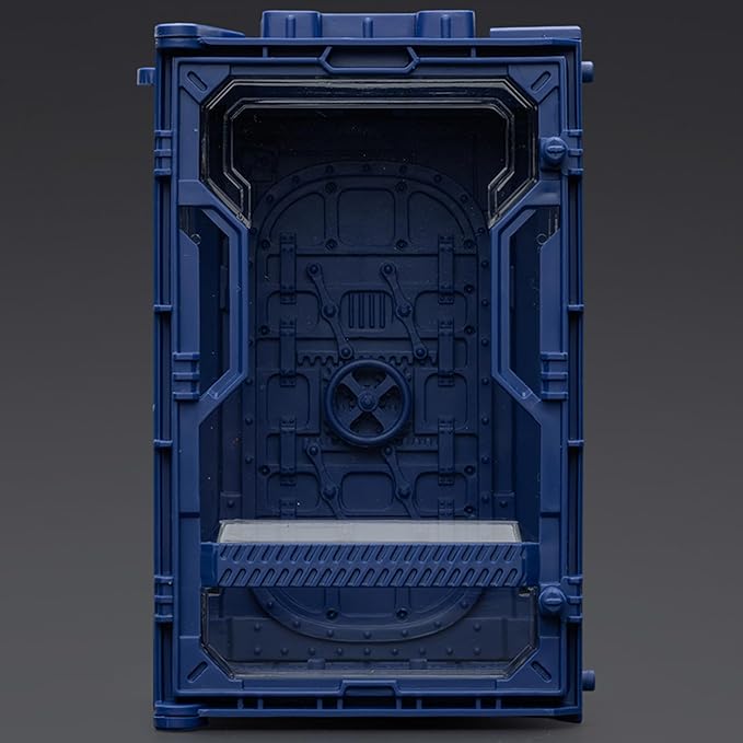 JOYTOY 5'' Display Box,Action Figures Display Case - Individual Soldier Hangar Display Case - Abyssal Blue B - Dustproof Collectibles Box Ages 15+