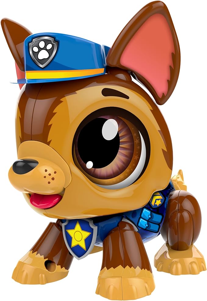 Paw Patrol - Chase - Build A Bot - Interactive Toy - Build Your Own Puppy Robot - for Kids from 4 Years Old - Learning Sound