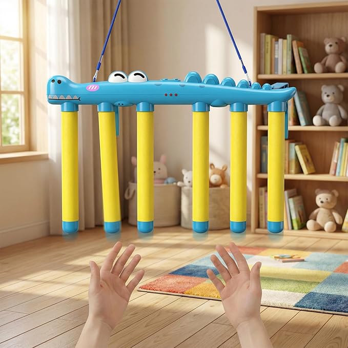 2026 Reflex Drop Sticks Challenge Game with Remote Control - 3 Adjustable Speed Modes Hand-Eye Coordination & Reaction Training Toy, Fun Catch Falling Sticks Game for Kids, Adults, Parties