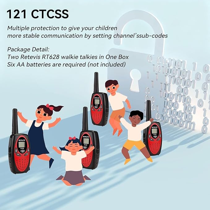 Retevis RT628 Walkie Talkies for Kids, Toys Gifts for 6-12 Years Old Boys Girls Bundle with EZTalk 80 Kids Walkie Talkies, Science STEM Kits DIY Electronic Toys Christmas Birthday Gifts