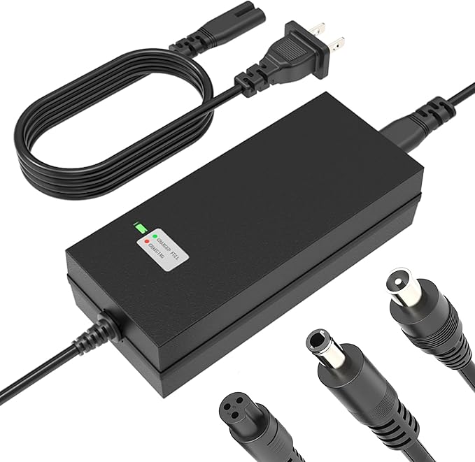 EVAPLUS SGS Certified 42V 2A Fast Charger with 3 Types of Connectors | for 36V Lithium Batteries- Compatible with Pocket Mod, Sports Mod, Electric Scooters