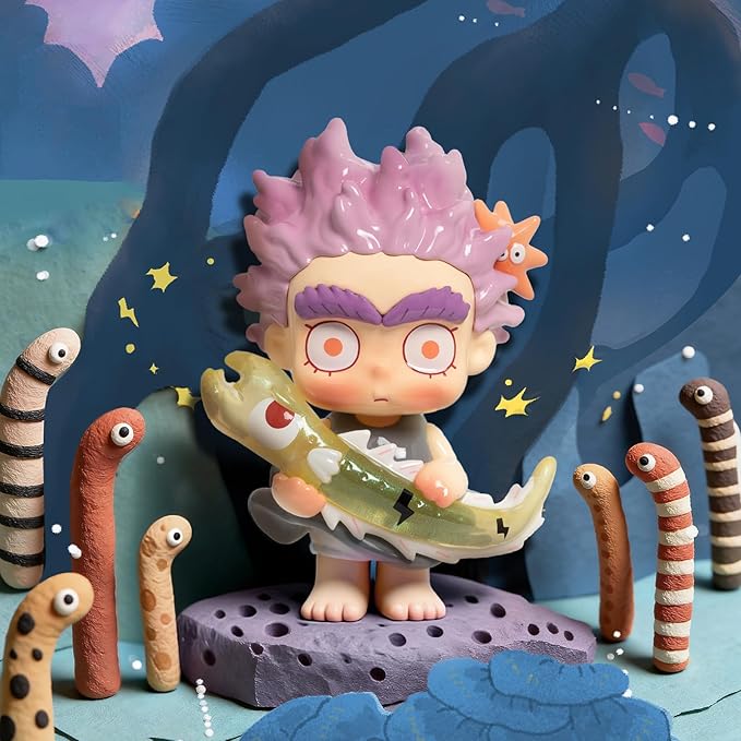 52TOYS CiCiLu The Tide Shop Series Blind Box, 1Pc Collectible Toy Kawaii Action Figures Creative Gift Room Decor Desktop Decoration 2.36 Inch, Gift for Birthday Partpy