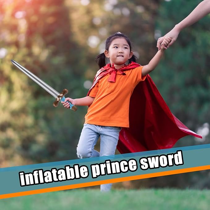 12pcs Inflatable Swords, 24 Inch Inflatable Pirates Swords Pirate Party Swords Inflatable Toy Swords Pirate Party Supplies for Birthday Cosplay Halloween Costume
