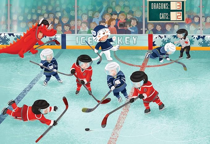 EuroGraphics Hockey Junior League Puzzle (60-Piece), Multi