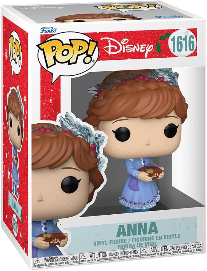 Funko Pop! Disney: Princess Holiday - Anna - Frozen - Collectable Vinyl Figure - Gift Idea - Official Merchandise - Toys for Kids & Adults - Disney/Pixar Fans - Model Figure for Collectors and Display