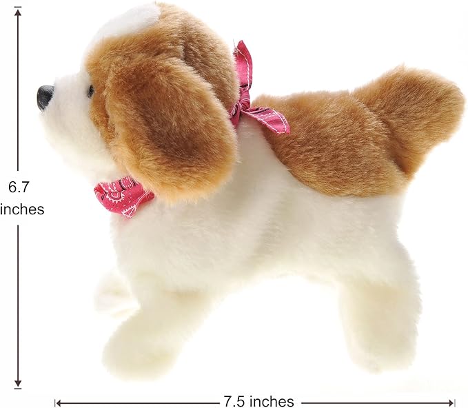 PowerTRC Cute Somersault Little Puppy | Barks, Sits, Walk, and Flips | Pet Toy Dog