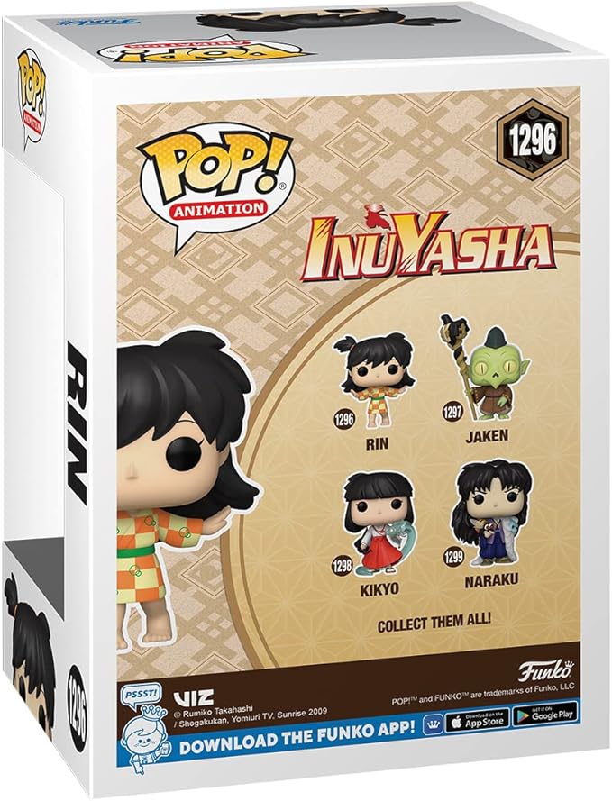 Funko POP! Animation: Inuyasha - Rin - Collectable Vinyl Figure - Gift Idea - Official Merchandise - for Kids & Adults - Anime Fans - Model Figure for Collectors and Display