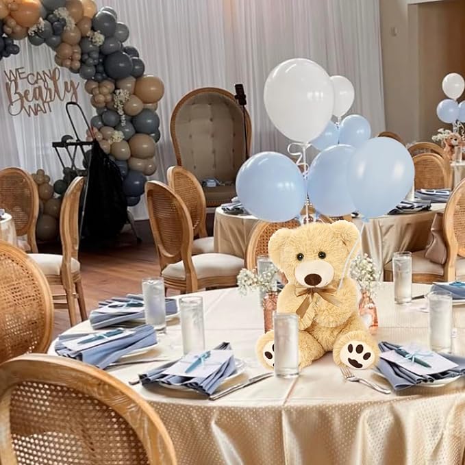 MorisMos Bulk Teddy Bears for Kids, 3-Pack Teddy Bear Stuffed Animals Bulk for Baby Shower, 14'' Teddy Bears Bulk,Soft Stuffed Bear Stuffed Animal Wholesale for Valentine's Gift Birthday Party Favors