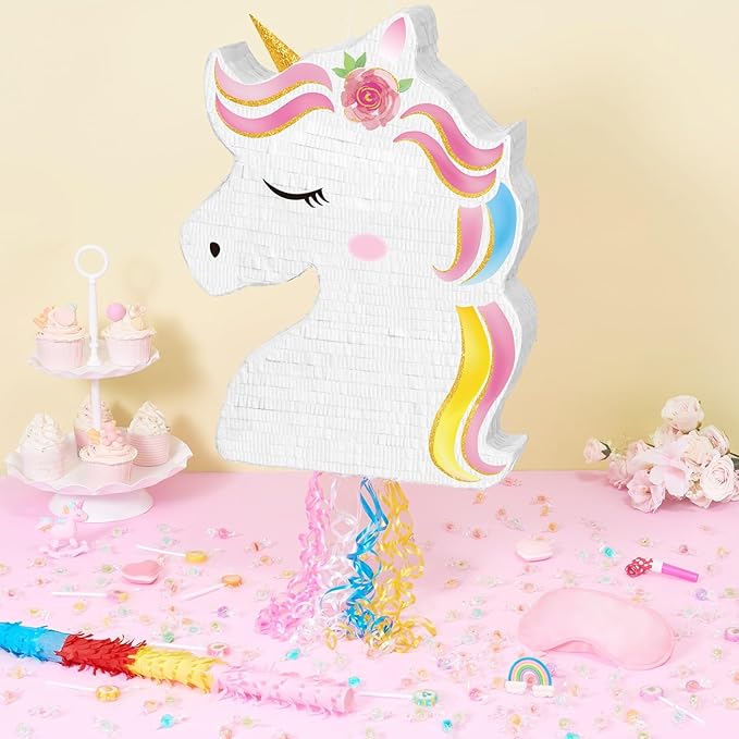 WERNNSAI Unicorn Large Piñata - Birthday Party Supplies 52 * 40cm