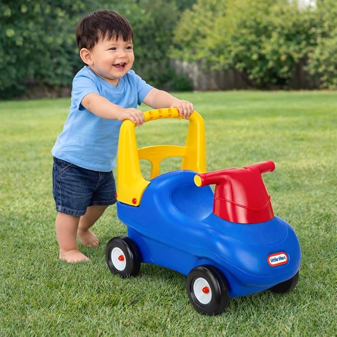 Little Tikes Push and Ride Racer – (Amazon Exclusive), 22"L x 10"W x 17"H with screws