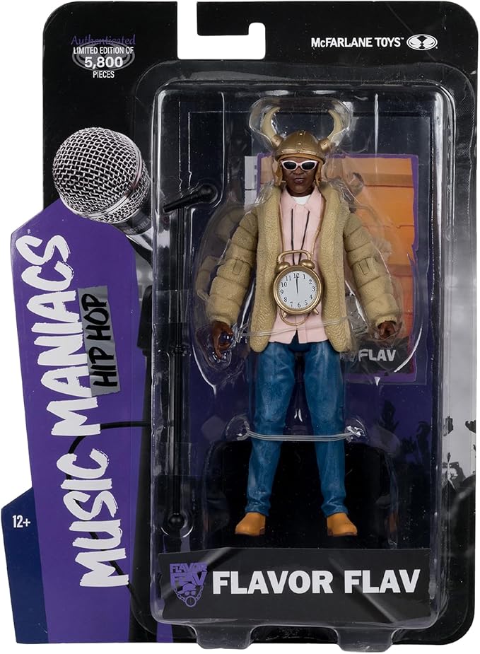 McFarlane Toys - Music Maniacs Hip Hop Flavor Flav 6in Action Figure