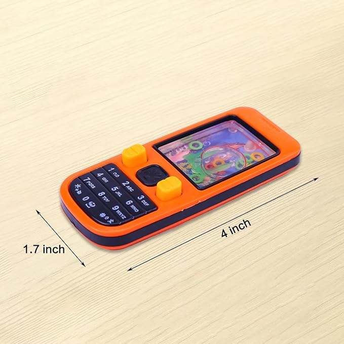 Handheld Water Game, 16 Pack Colorful Handheld Phone Game Water Ring Toss Handheld Game Goodie Bags Stuffers Return Gifts for Kids Birthday Classroom Prize Box Back to School Gift