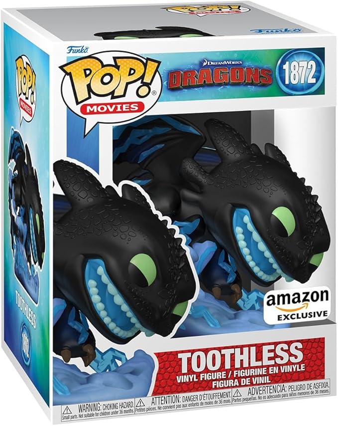 Funko Pop! Premium: How to Train Your Dragon - Toothless (with Lightning)