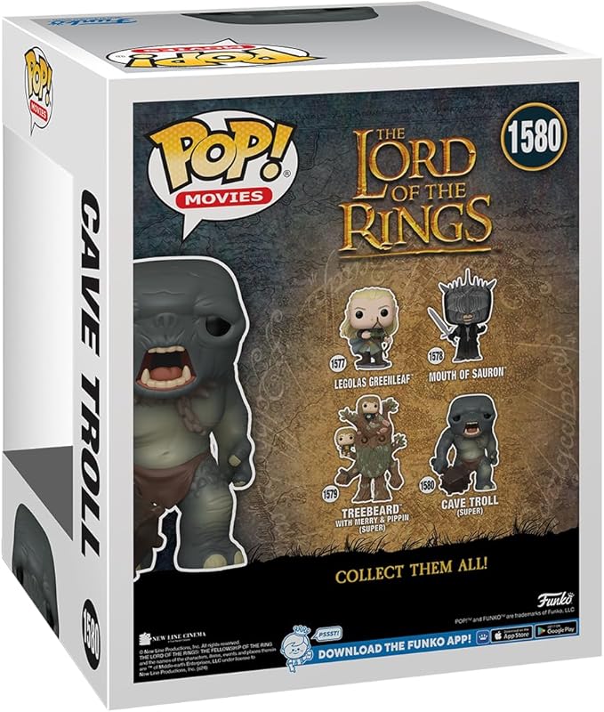 Funko POP! Super: Lord of The Rings - Cave Troll - Collectable Vinyl Figure - Gift Idea - Official Merchandise - for Kids & Adults - Movies Fans - Model Figure for Collectors and Display