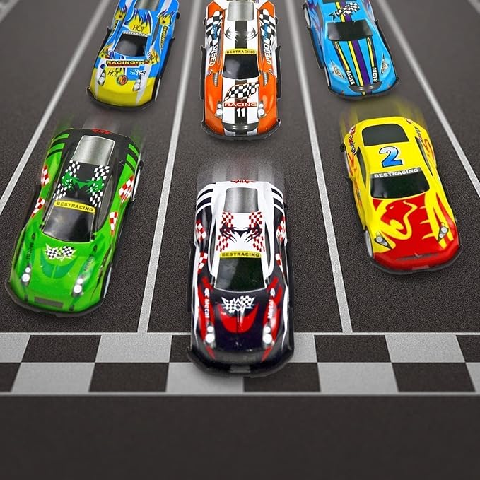 Vileafy 30 Mini Race Cars for Classroom Prizes, Party Favors for Kids 4-8 Years Old, Bulk Small Pull Back Car Toys for Treasure Box, Mini Toys Cars for Boys and Girls Easter Egg Stuffers for Kids