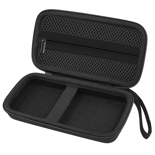 khanka Hard Travel Case Replacement for RG40XX H Retro Handheld Game Console,Case Only. (Black)