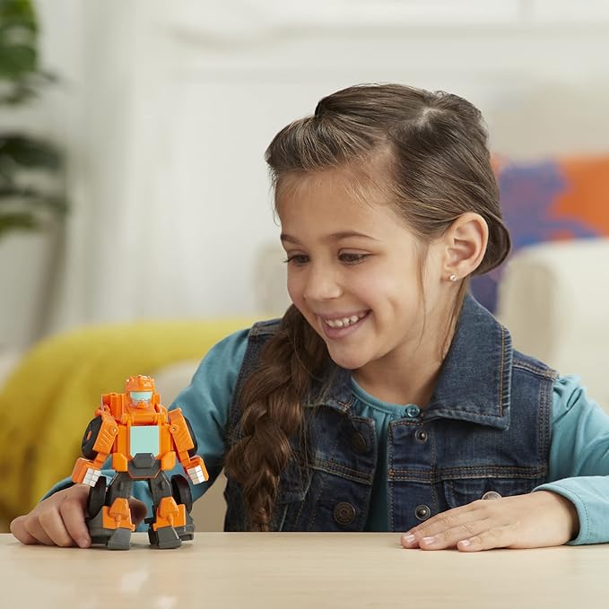 Playskool Heroes Transformers Rescue Bots Academy Rescue Team Pack, 4 Collectible 4.5" Converting Action Figures, Toys for Kids Ages 3 & Up (Amazon Exclusive)