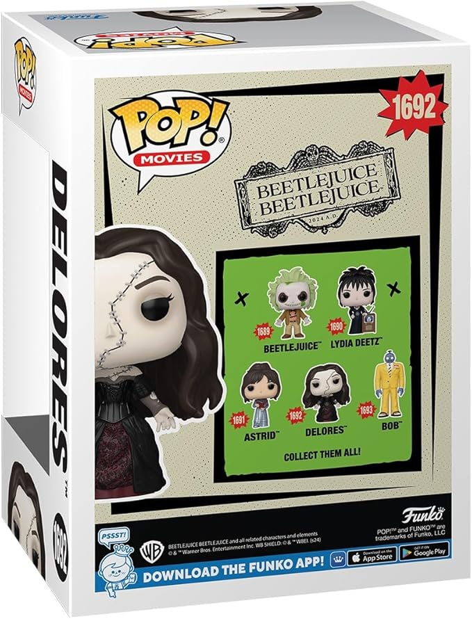 Funko POP Movies: Beetlejuice Beetlejuice - Delores - Collectable Vinyl Figure - Gift Idea - Official Merchandise - for Kids & Adults - Horror Fans - Model Figure for Collectors and Display