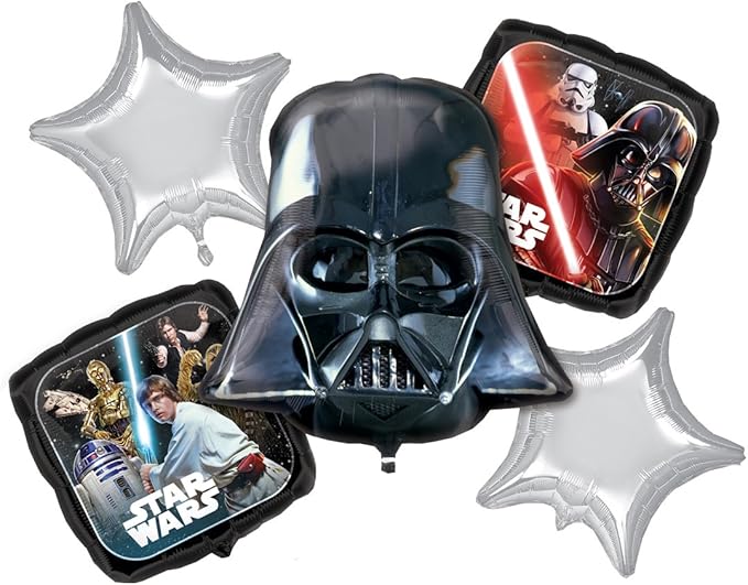Amscan 3553301 Star Wars Foil Balloon Set