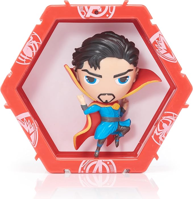 WOW! PODS Marvel Avengers Collection - Dr Strange | Superhero Light-Up Bobble-Head Figure | Official Marvel Collectable Toys & Gifts | Number 202 in Series, Blue